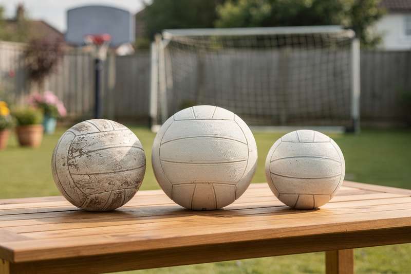 Frau wirft einen Netball während eines Trainings in der Halle präzise in den Korb.