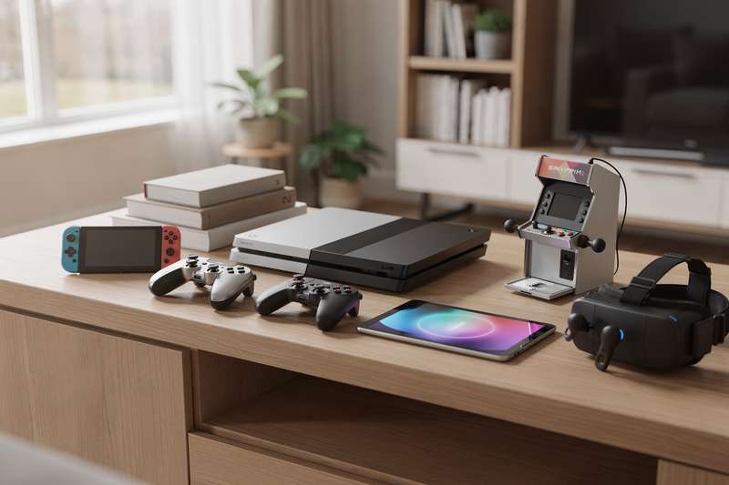 Familie sitzt gemeinsam auf der Couch und spielt konzentriert ein Videospiel mit drahtlosen Controllern.